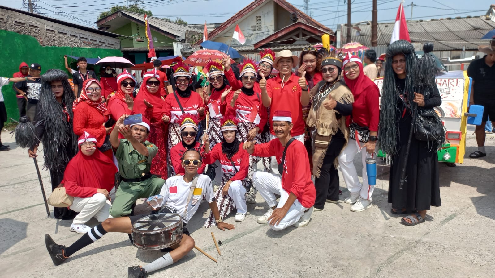 Karnaval HUT RI Ke-81 RW 06 Pancoran Mas Depok
