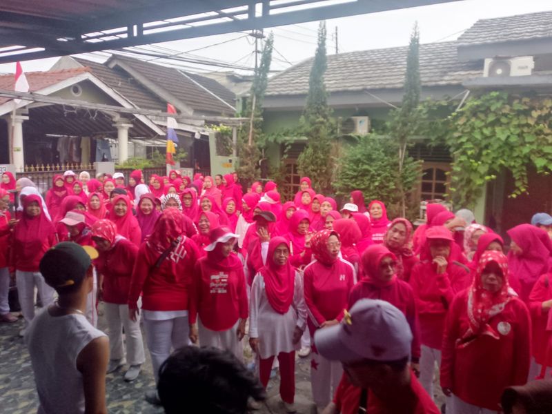 Jalan, Sehat HUT Kemerdekaan RI ke-81,RW 06 Pancoran Mas Depok 003
