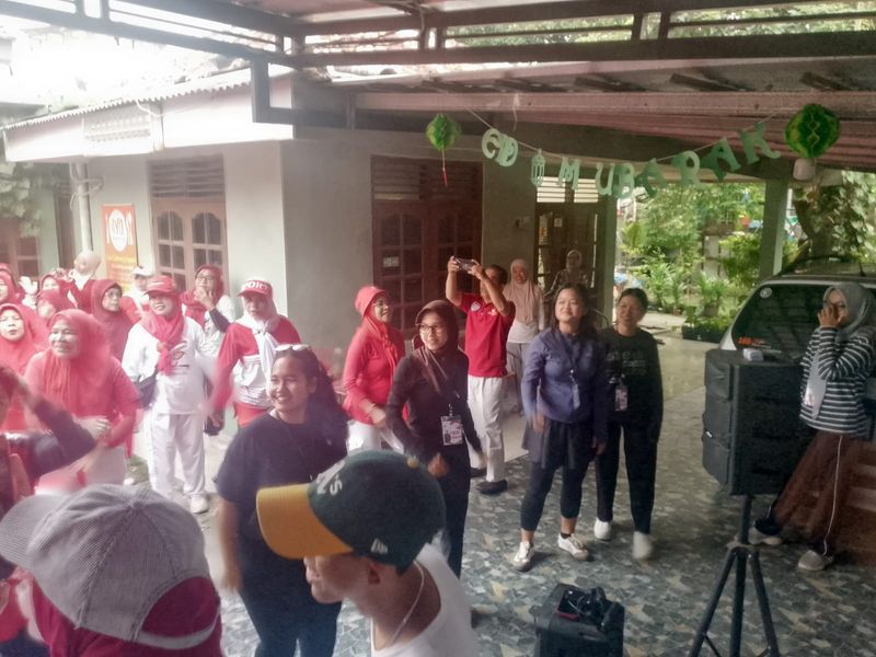 Jalan, Sehat HUT Kemerdekaan RI ke-81,RW 06 Pancoran Mas Depok 004