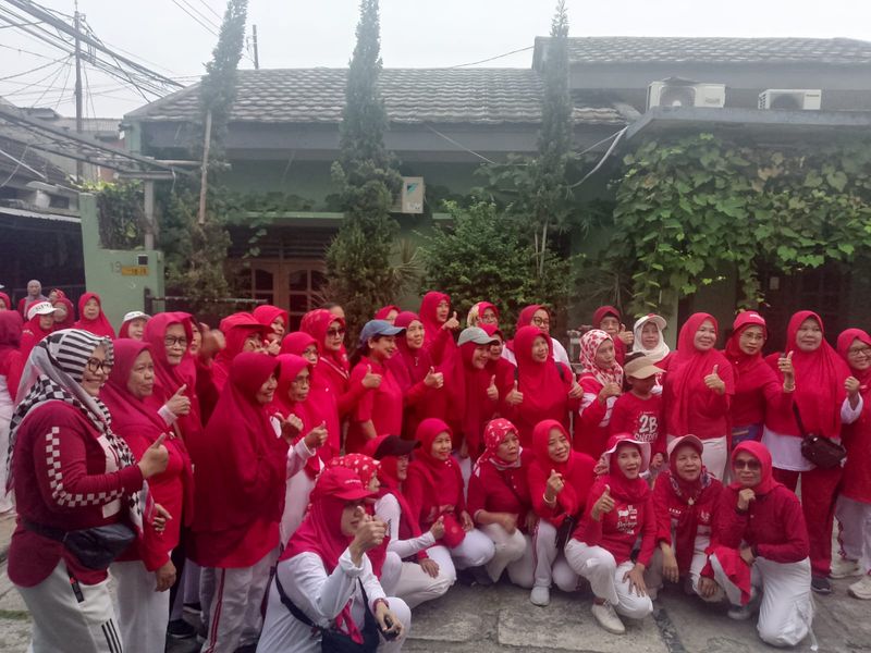Jalan, Sehat HUT Kemerdekaan RI ke-81,RW 06 Pancoran Mas Depok 007