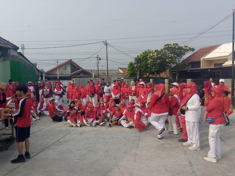 Jalan, Sehat HUT Kemerdekaan RI ke-81,RW 06 Pancoran Mas Depok 008