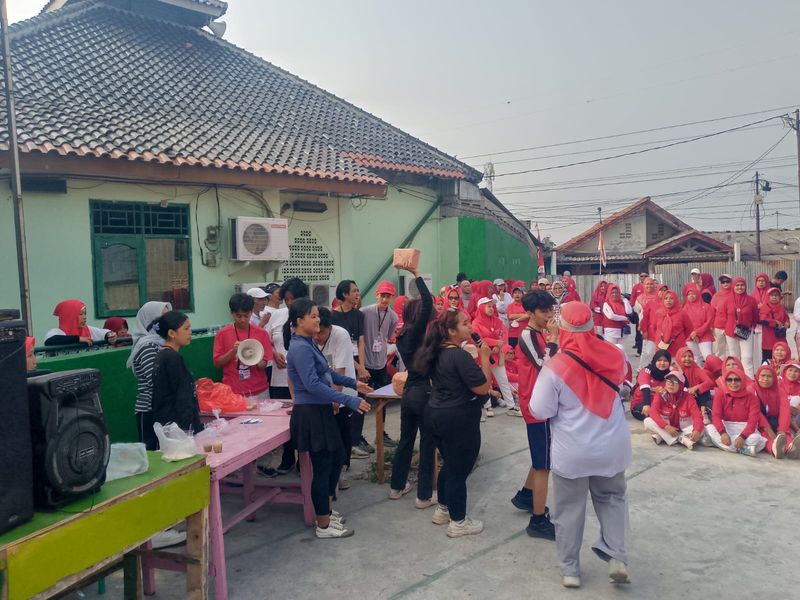 Jalan, Sehat HUT Kemerdekaan RI ke-81,RW 06 Pancoran Mas Depok 009