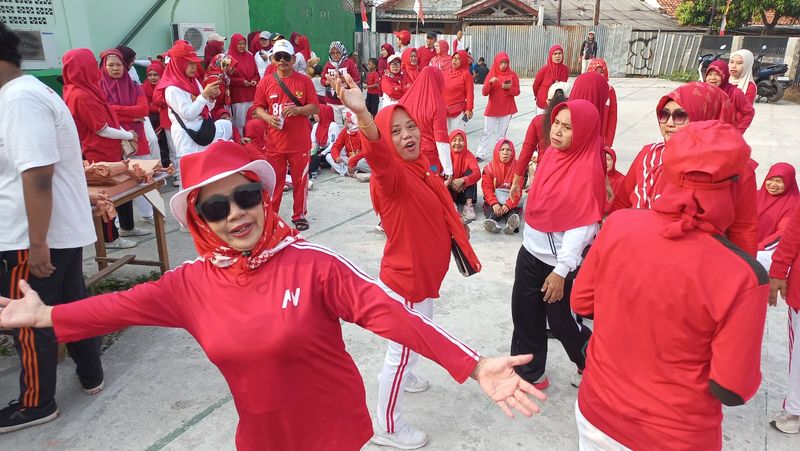 Jalan, Sehat HUT Kemerdekaan RI ke-81,RW 06 Pancoran Mas Depok 015