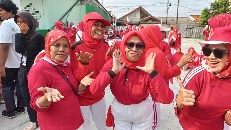 Jalan, Sehat HUT Kemerdekaan RI ke-81,RW 06 Pancoran Mas Depok 016