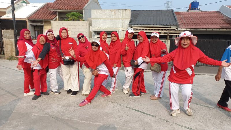 Jalan, Sehat HUT Kemerdekaan RI ke-81,RW 06 Pancoran Mas Depok 020