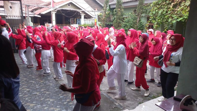 Jalan, Sehat HUT Kemerdekaan RI ke-81,RW 06 Pancoran Mas Depok 021