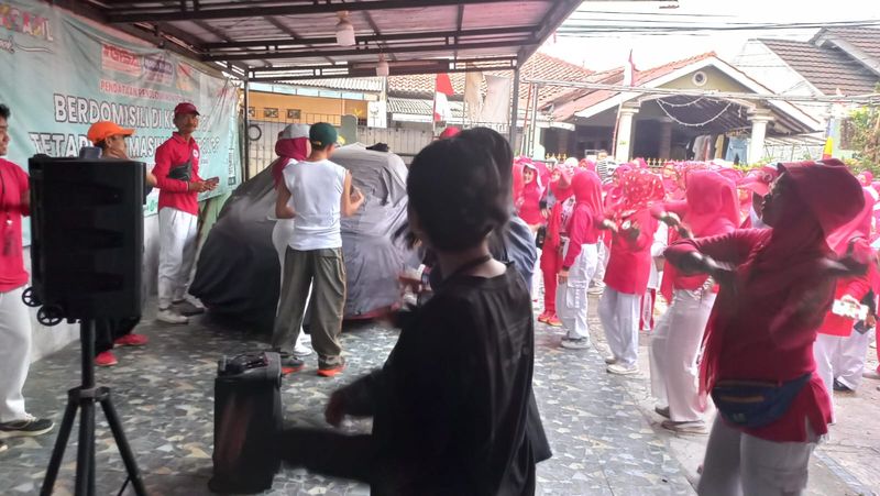 Jalan, Sehat HUT Kemerdekaan RI ke-81,RW 06 Pancoran Mas Depok 022