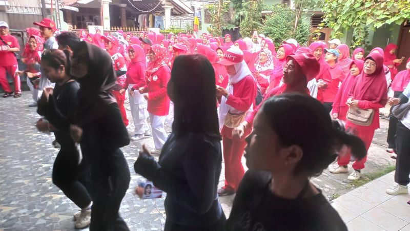Jalan, Sehat HUT Kemerdekaan RI ke-81,RW 06 Pancoran Mas Depok 024