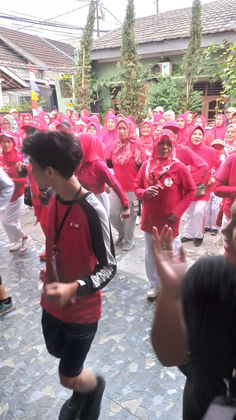 Jalan, Sehat HUT Kemerdekaan RI ke-81,RW 06 Pancoran Mas Depok 025