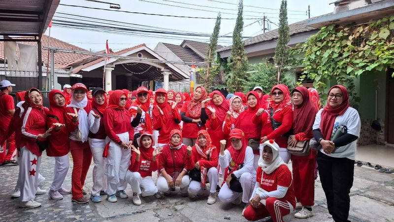 Jalan, Sehat HUT Kemerdekaan RI ke-81,RW 06 Pancoran Mas Depok 030