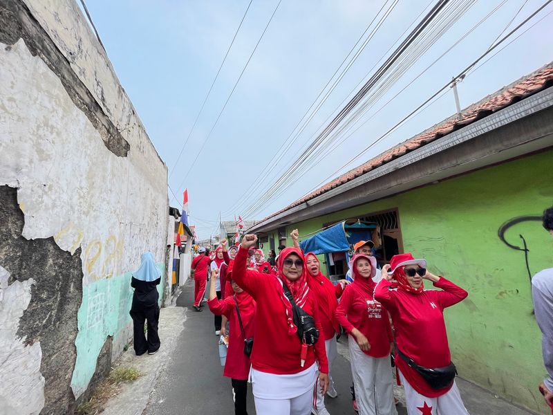 Jalan, Sehat HUT Kemerdekaan RI ke-81,RW 06 Pancoran Mas Depok 038
