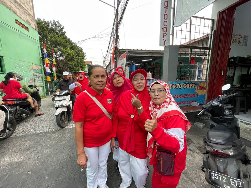 Jalan, Sehat HUT Kemerdekaan RI ke-81,RW 06 Pancoran Mas Depok 046