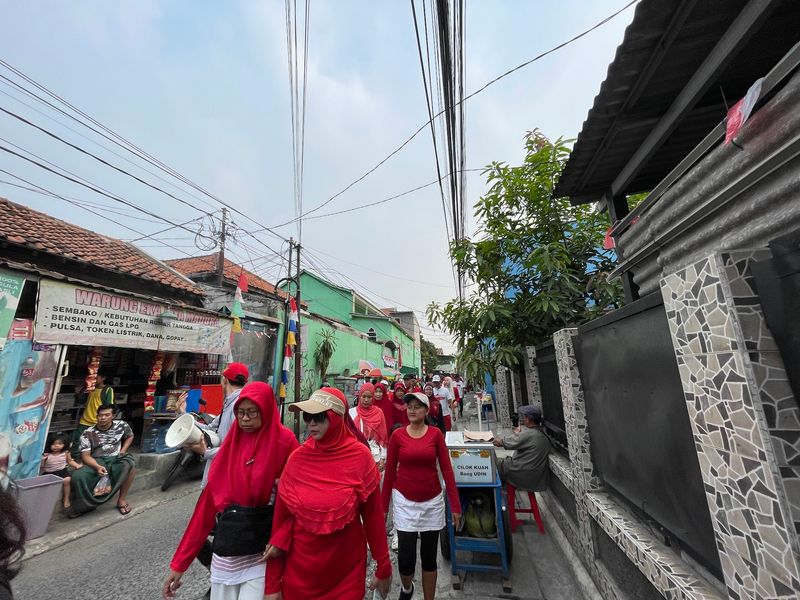 Jalan, Sehat HUT Kemerdekaan RI ke-81,RW 06 Pancoran Mas Depok 048