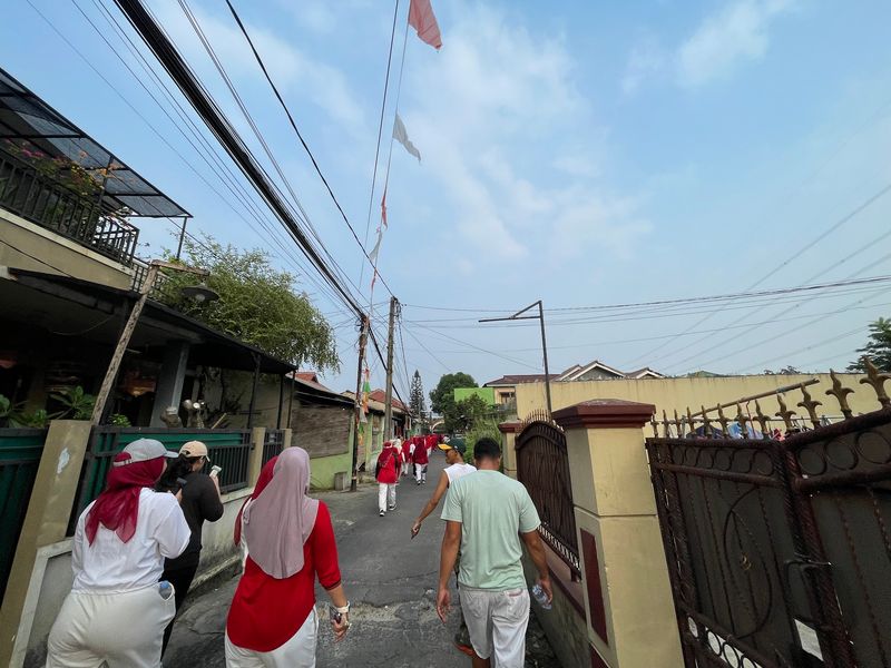 Jalan, Sehat HUT Kemerdekaan RI ke-81,RW 06 Pancoran Mas Depok 055