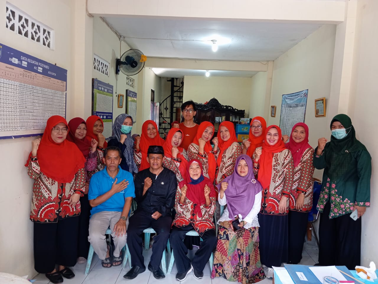 Kegiatan Posyandu sekaligus Launching Percontohan Siklus Hidup Posyandu Kenanga “A”