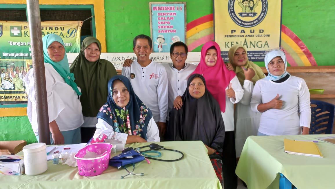 Kegiatan Posbindu Kenanga B RW 06 Pancoran Mas