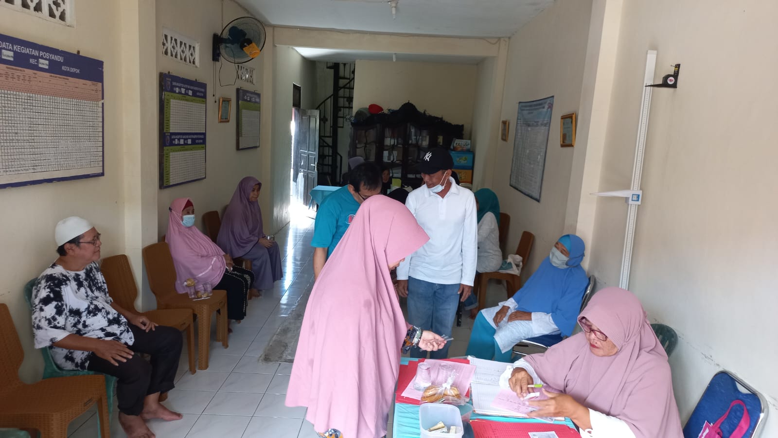 Kegiatan Posbindu Kenanga A RW 06 Pancoran Mas