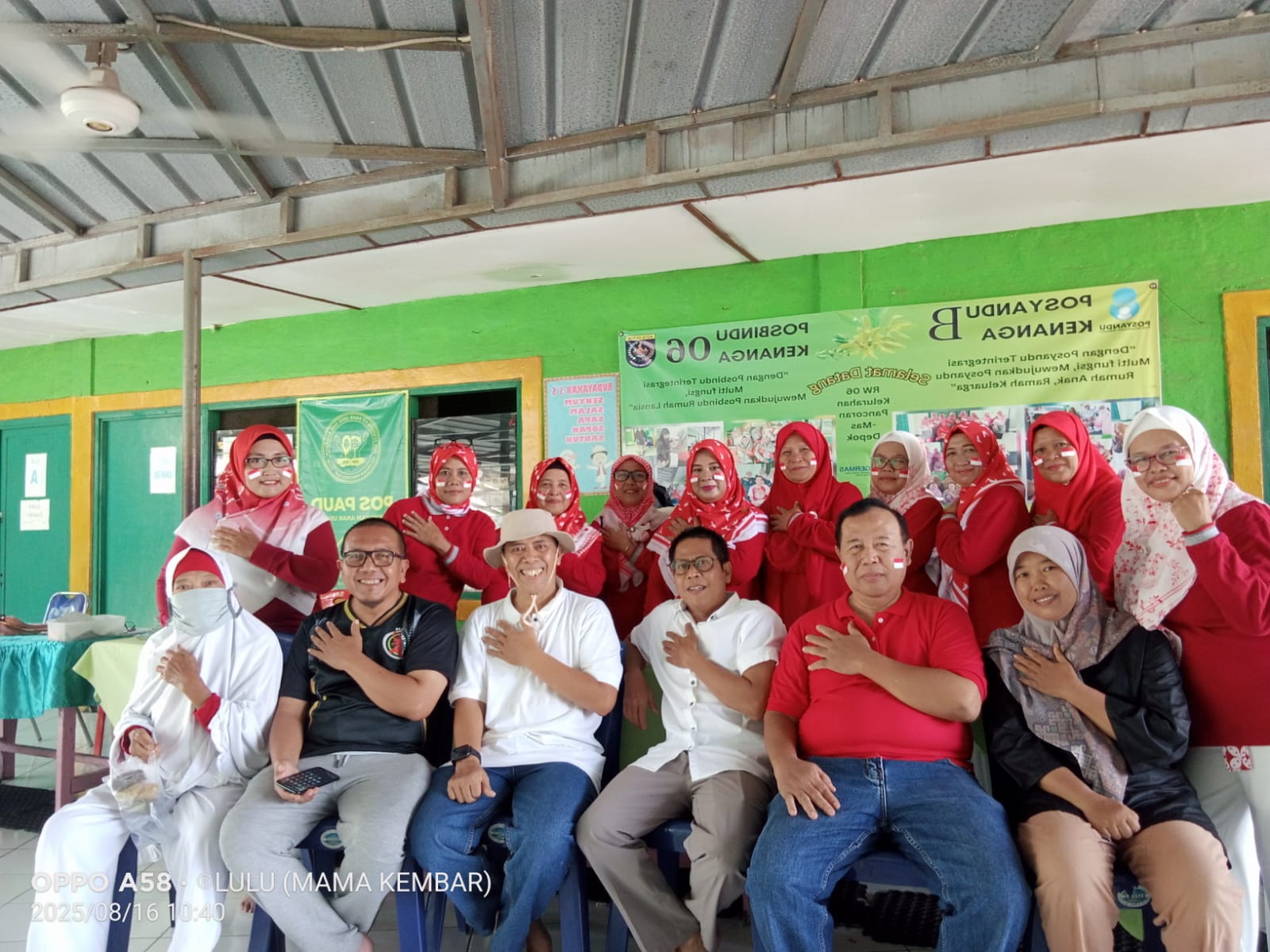 Kegiatan Posbindu Kenanga RW 06 bersama dr. Hurus